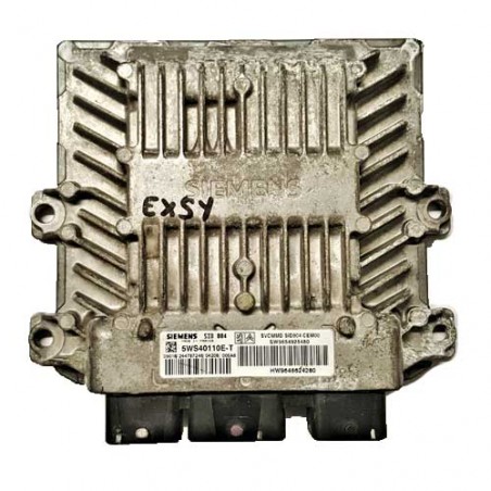 Calculateur moteur Siemens SID804, 5WS40110E-T, SW9654925480, HW9648624280