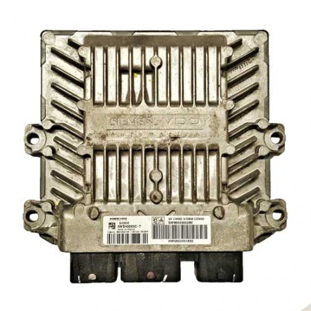 Calculateur moteur Siemens SID806, 5WS40285C-T, SW9660300280, HW9653451880