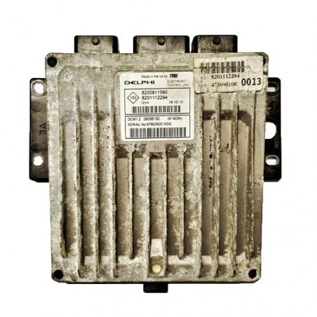 Calculateur moteur Delphi DCM1.2, 28256130, 8200911560, 8201112294