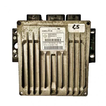 Calculateur moteur Delphi DCM1.2, R0410B030B, 8200398934, 8200430213