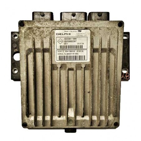 Calculateur moteur Delphi DCM1.2, R0410B032E, 8200911566, 8200882087