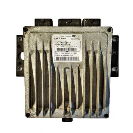Calculateur moteur Delphi DCM1.2, R0410B034A, 8200399038, 8200513163