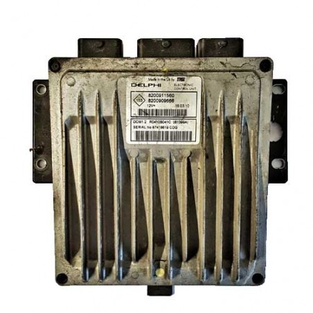 Calculateur moteur Delphi DCM1.2, R0410B041C, 8200911560, 8200909666