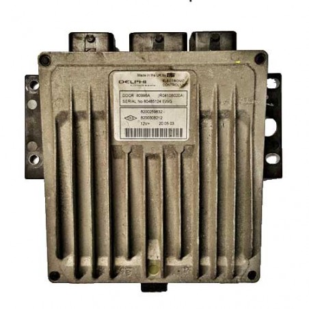 Calculateur moteur Delphi DDCR, R0410B020A, 8200259832, 8200308212