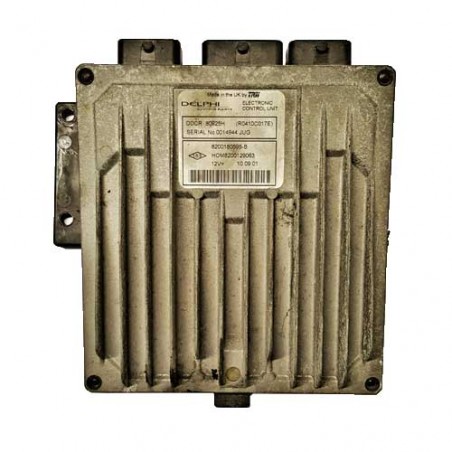 Calculateur moteur Delphi DDCR, R0410C017E, 8200180595-B, HOM8200129063
