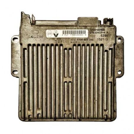 Calculateur moteur Sagem SAFIR, 7700102990, HOM7700868295, 21623427-4A