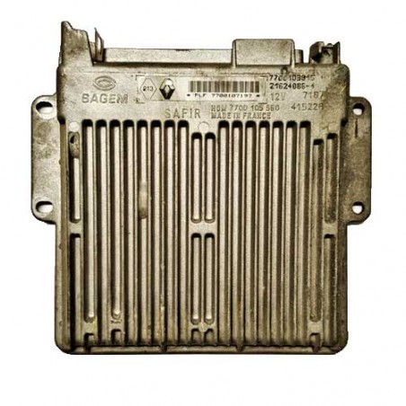 Calculateur moteur Sagem SAFIR, 7700103915, HOM7700105560, 21624886-4