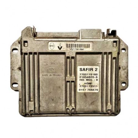 Calculateur moteur Sagem SAFIR 2, 7700115597, 7700115160, 21654820-6