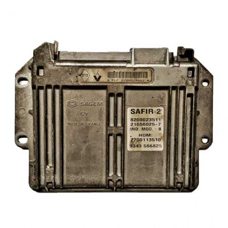 Calculateur moteur Sagem SAFIR 2, 8200024669, 8200023511, 21656025-7