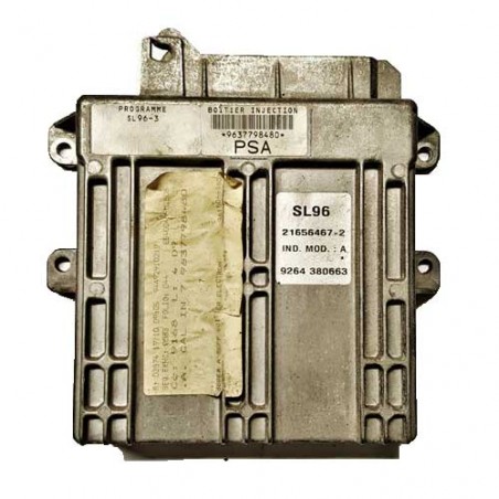 Calculateur moteur Sagem  SL96-3, 9637798480, 21656467-2