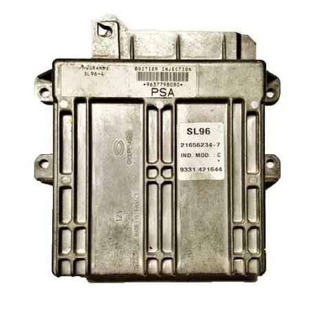 Calculateur moteur Sagem SL96-4, 9637798080, 21656234-7, 9331421644