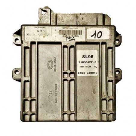 Calculateur moteur Sagem SL96-7, 9632425880, 21650422-0, 8164038910