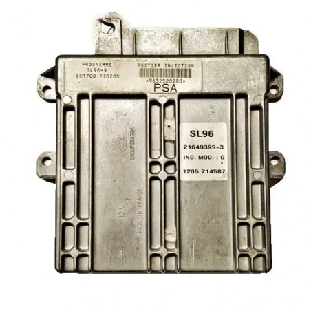 Calculateur moteur Sagem SL96-9, 9632520280, 21649399-3, 1205714587