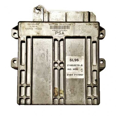 Calculateur moteur Sagem SL96-A, 9635169480, 21653270-8, 2191717297