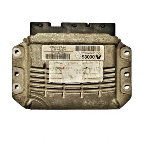 Calculateur moteur Sagem S3000, 8200242405, 8200283924, 21584029-7A
