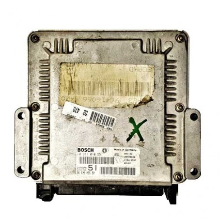 Calculateur moteur Bosch, 0281010551, 9641606680, EDC15C2