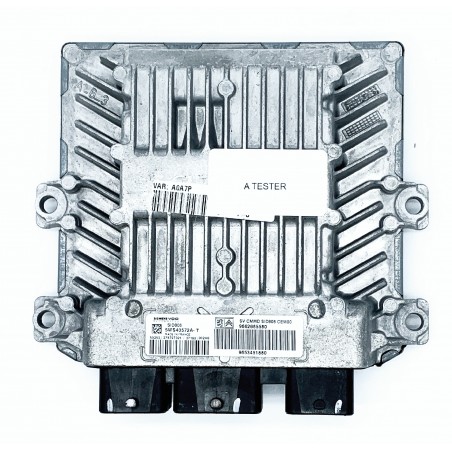 Calculateur moteur Siemens SID806, 5WS40572A-T, 9662685580, 9653451880