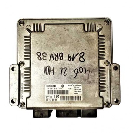 Calculateur moteur Bosch, 0281010780, 9640938180, EDC15C2