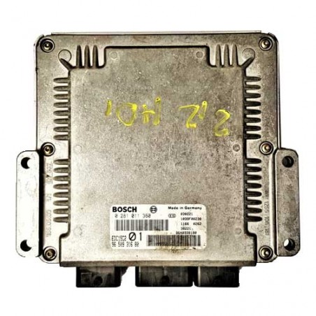 Calculateur moteur Bosch, 0281011360, 9650931680, 9640938180, EDC15C2-10.1