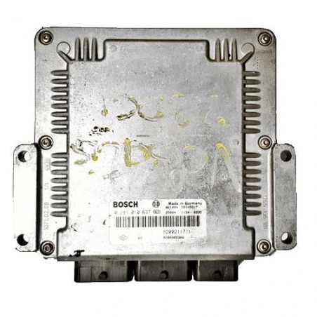 Calculateur moteur Bosch, 0281010637, HOM8200211711, 8200085386, EDC15C3-4.1