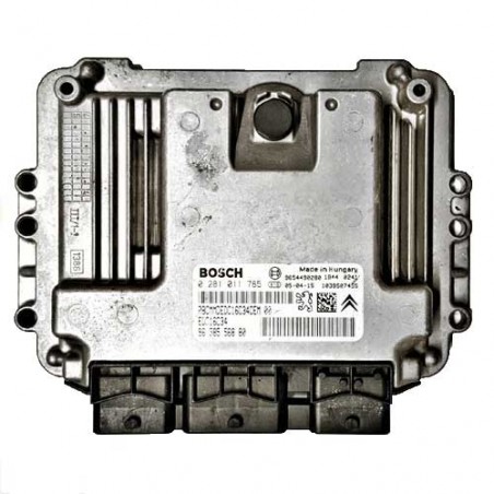 Calculateur moteur Bosch, 0281011785, 9656709880, EDC16C34