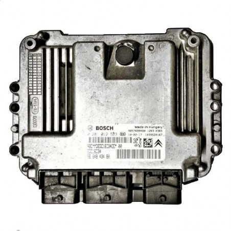Calculateur moteur Bosch, 0281012523, 9664843480, EDC16C34-4.61