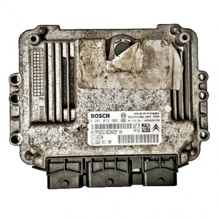 Calculateur moteur Bosch, 0281012982, 9665091180, EDC16C34-4.11