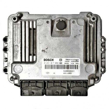 Calculateur moteur Bosch, 0281017066, 8200635663, 8201105653, EDC16C36-3.2