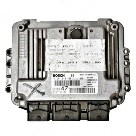 Calculateur moteur Bosch, 0281010390, 9647158180, EDC16C3-9.12