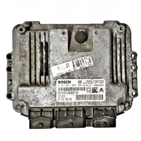Calculateur moteur Bosch, 0281011089, 9653202580, EDC16C3