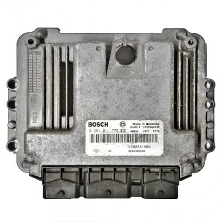 Calculateur moteur Bosch, 0281011776, 8200391966, 8200386508, EDC16C3-10.22