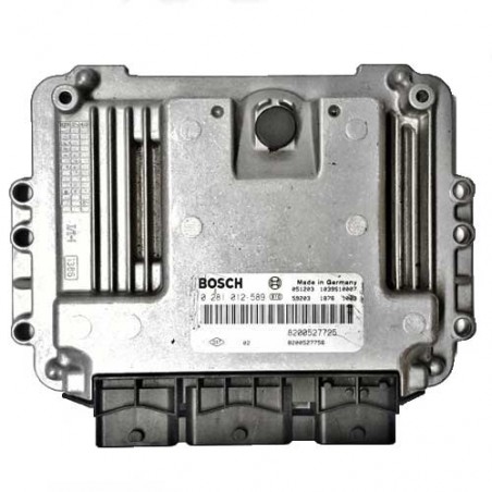 Calculateur moteur Bosch, 0281012589, 8200527725, 8200527756, EDC16C3-10.23