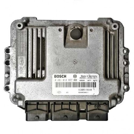Calculateur moteur Bosch, 0281012657, 8200518648, 8200634611, EDC16C3-10.25