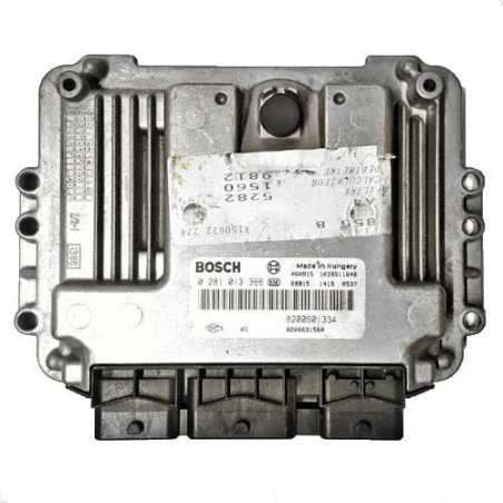 Calculateur moteur Bosch, 0281013366, 8200601334, 8200631560, EDC16C3-10.23