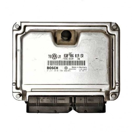 Calculateur moteur Bosch, 0281010704, 038906019 ER, 28SA5352, EDC15P+22.3.2