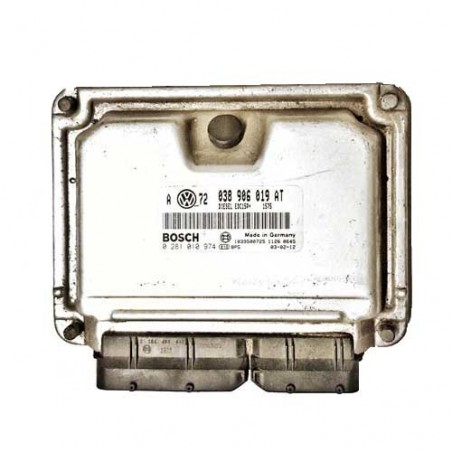 Calculateur moteur Bosch, 0281010974, 038906019 AT, 1039S00725, EDC15P+22.3.2