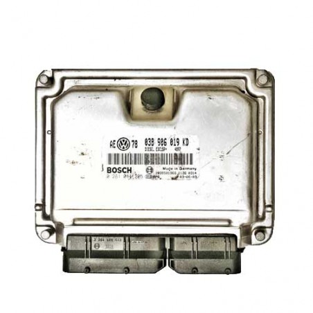 Calculateur moteur Bosch, 0281011205, 038906019 KT, 1039S01966, EDC15P+22.3.2