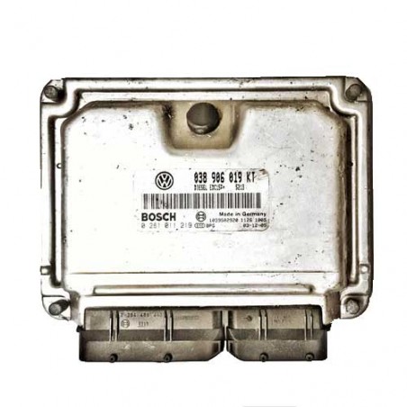 Calculateur moteur Bosch, 0281011219, 038906019 KT, 1039S02920, EDC15P+22.3.2