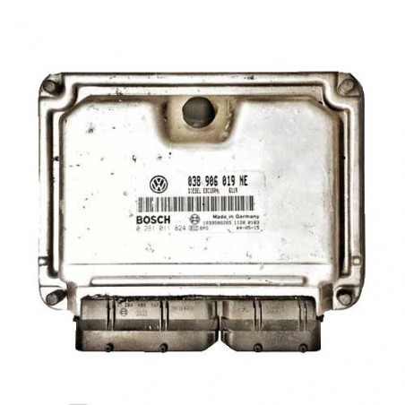 Calculateur moteur Bosch, 0281011824, 038906019 NE, 1039S06265, EDC15P+22.3.2