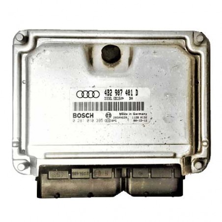 Calculateur moteur Bosch, 0281010395, 4B2907401 D, 28SA4620, EDC15VM+2.M1