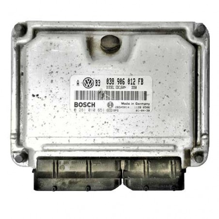 Calculateur moteur Bosch, 0281010651, 038906012 FB, 28SA5014, EDC15VM+2.V1