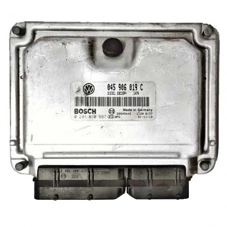 Calculateur moteur Bosch, 0281010697, 045906019 C, 28SA5442, EDC15VM+2.V1