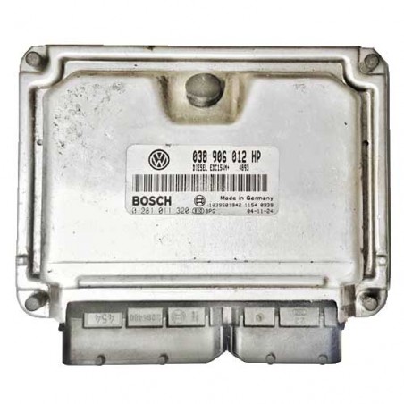 Calculateur moteur Bosch, 0281011320, 038906012 HP, 1039S01942, EDC15VM+2.V1