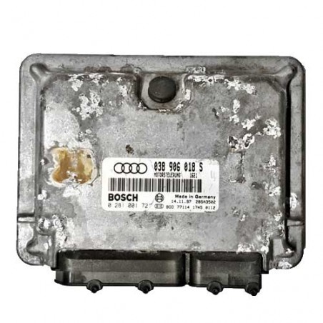 Calculateur moteur Bosch, 0281001721, 038906018 S, 28SA3502, EDC15V-5.29