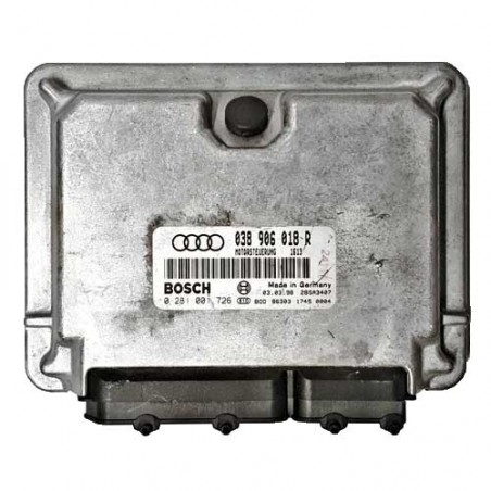 Calculateur moteur Bosch, 0281001726, 038906018 R, 28SA3407, EDC15V-5.29