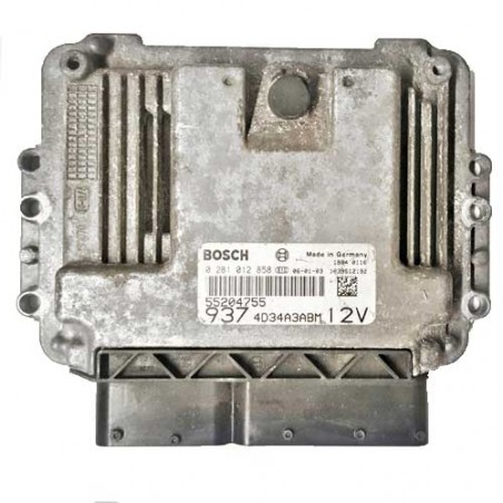 Calculateur moteur Bosch, 0281012858, 55204755, 4D34A3ABM, EDC16C39-5.W4