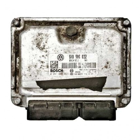 Calculateur moteur Bosch, 0261206023, 6K0906032, ME7.5