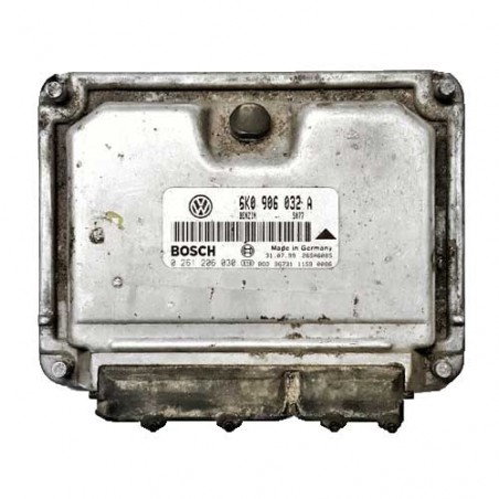 Calculateur moteur Bosch, 0261206030, 6K0906032 A, 26SA6085, ME7.5.10