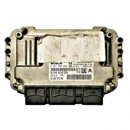 Calculateur moteur Bosch, 0261208899, 9662307380, 1039S14743, ME7.4.5