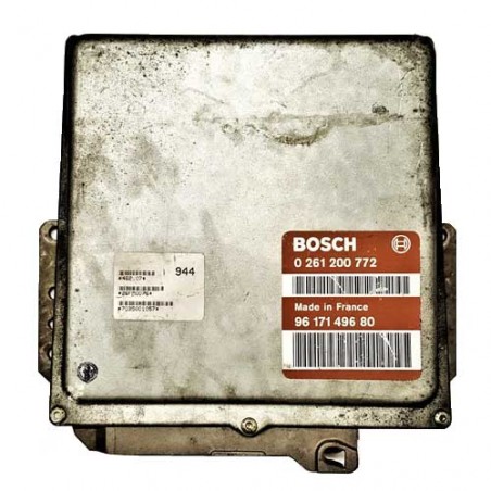Calculateur moteur Bosch, 0261200772, 9617149680, MA3.0-R